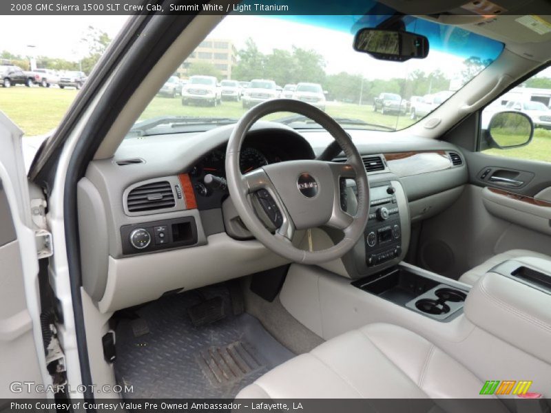 Light Titanium Interior - 2008 Sierra 1500 SLT Crew Cab 