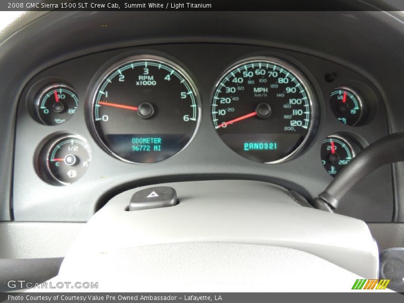  2008 Sierra 1500 SLT Crew Cab SLT Crew Cab Gauges