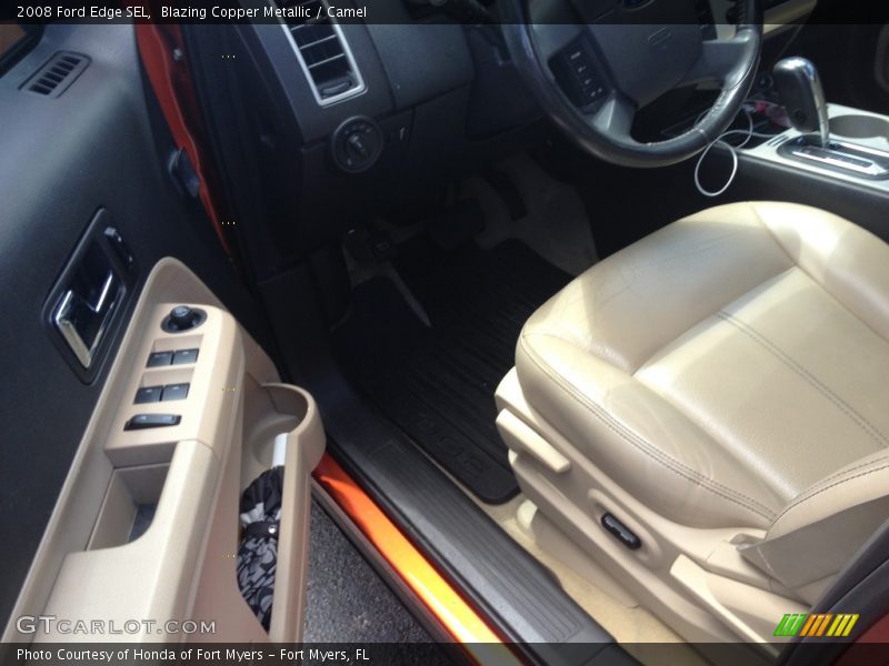 Blazing Copper Metallic / Camel 2008 Ford Edge SEL
