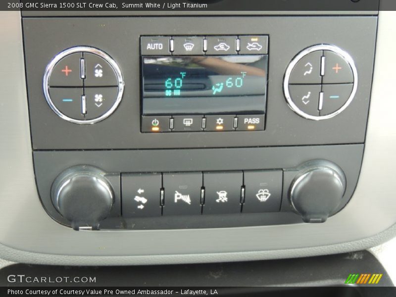 Controls of 2008 Sierra 1500 SLT Crew Cab