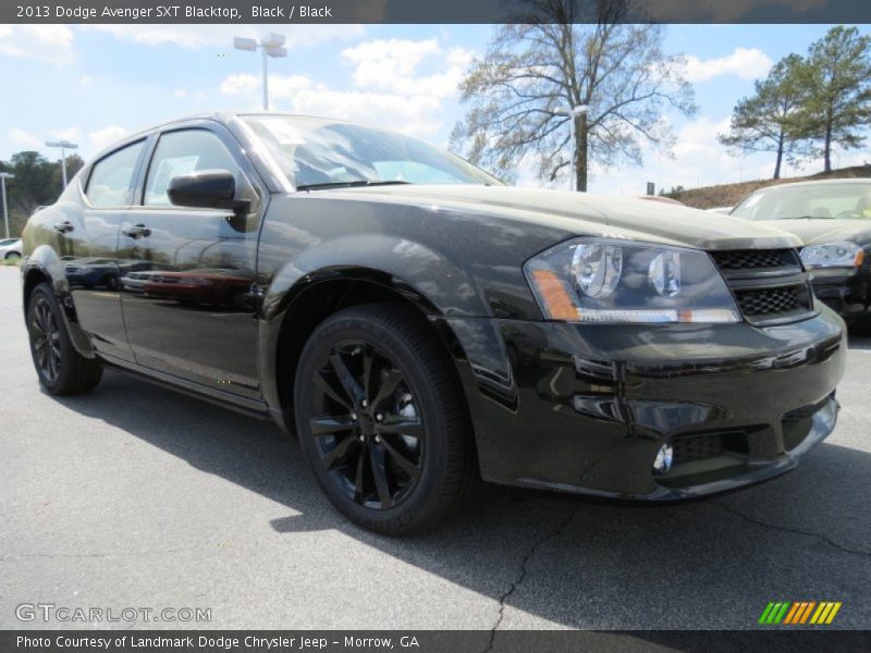 Black / Black 2013 Dodge Avenger SXT Blacktop