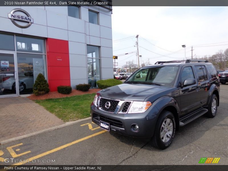 Dark Slate Metallic / Graphite 2010 Nissan Pathfinder SE 4x4