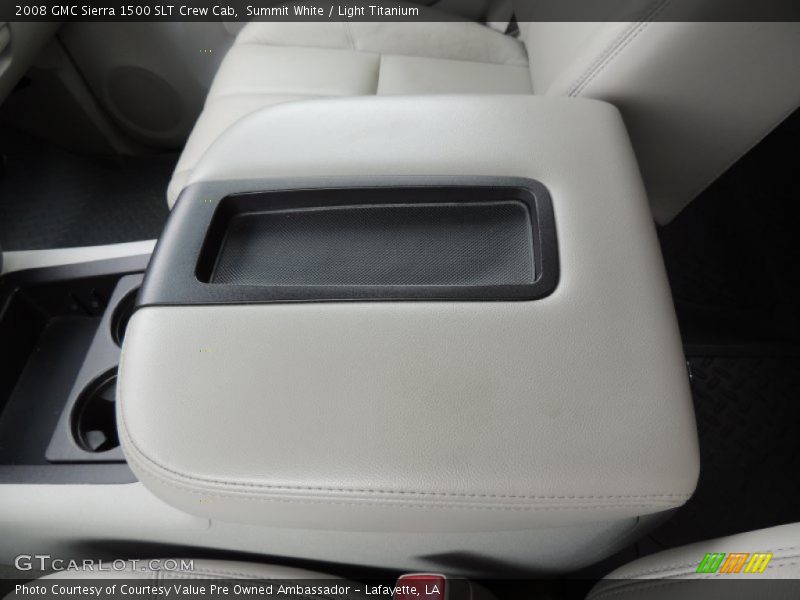 Summit White / Light Titanium 2008 GMC Sierra 1500 SLT Crew Cab