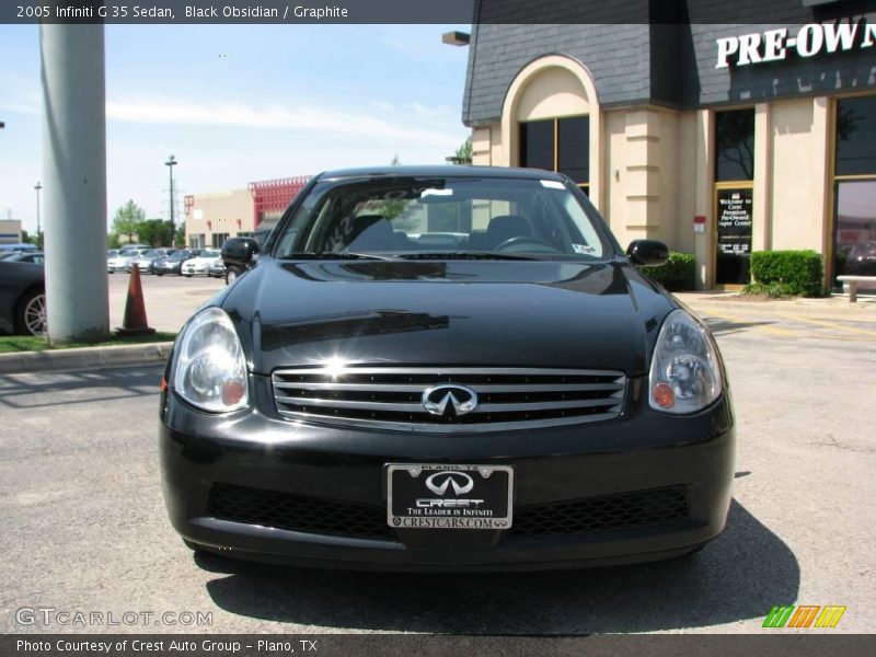 Black Obsidian / Graphite 2005 Infiniti G 35 Sedan