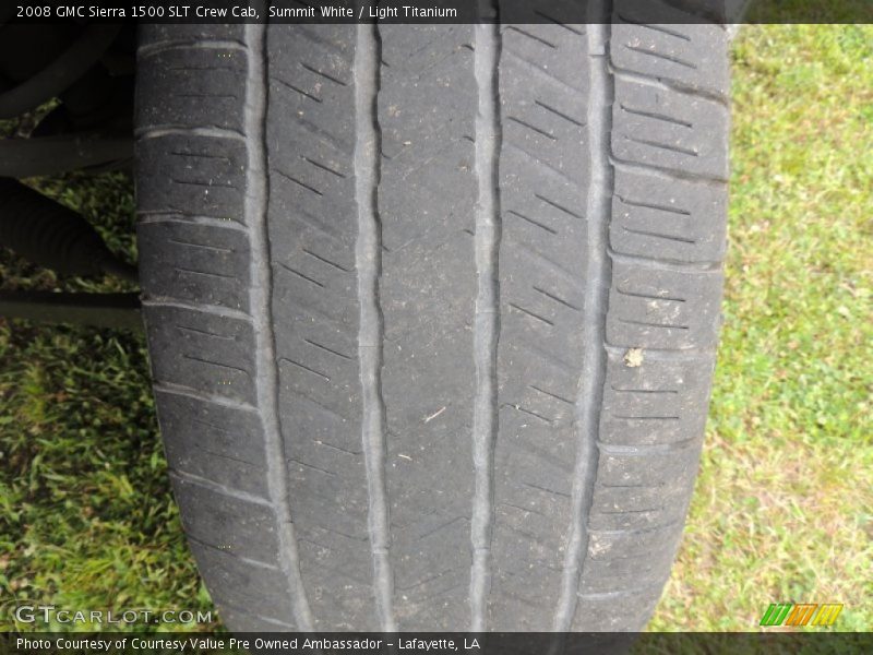 Summit White / Light Titanium 2008 GMC Sierra 1500 SLT Crew Cab