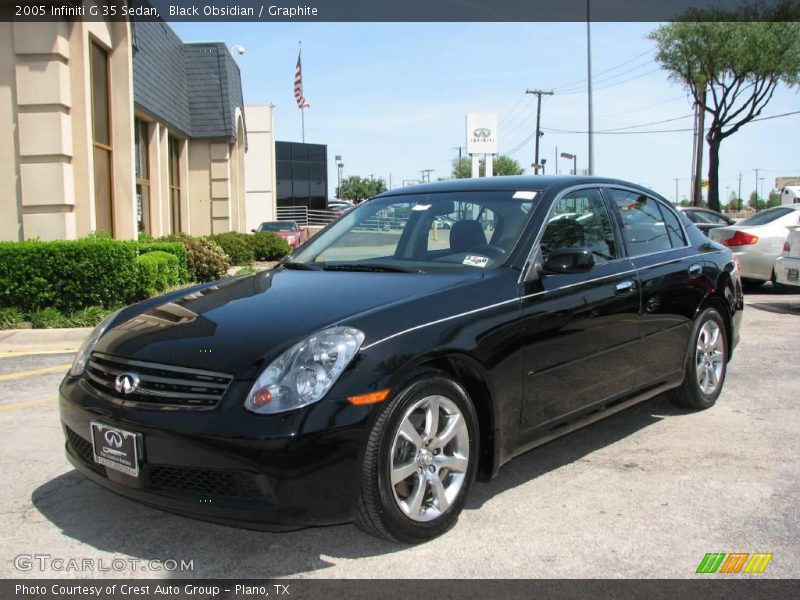 Black Obsidian / Graphite 2005 Infiniti G 35 Sedan