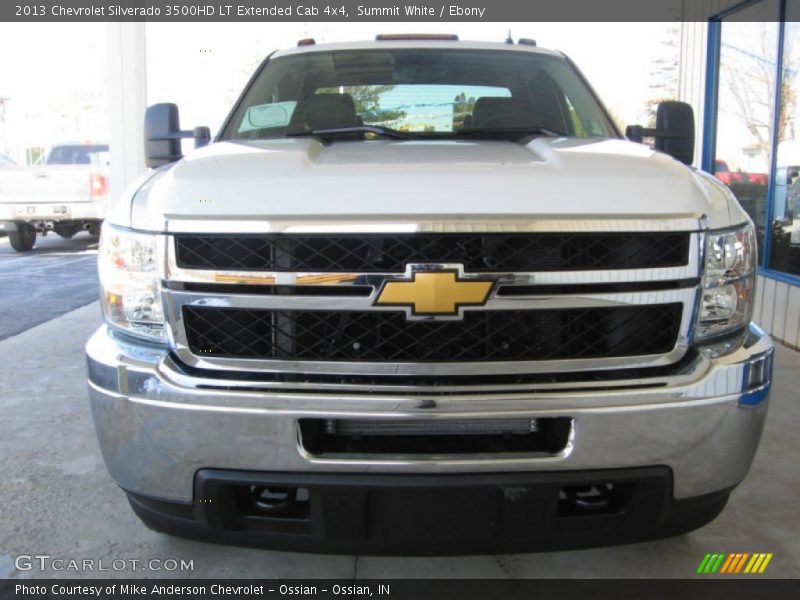 Summit White / Ebony 2013 Chevrolet Silverado 3500HD LT Extended Cab 4x4
