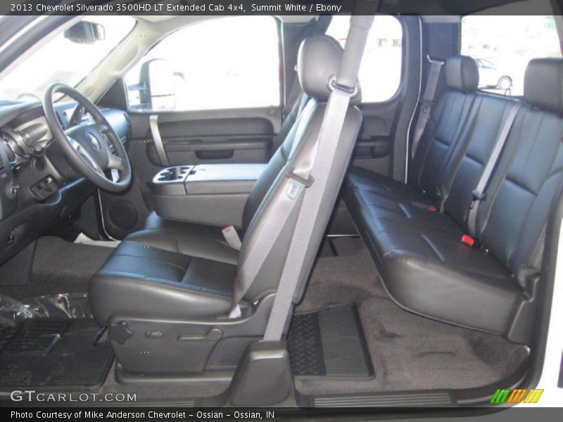 Summit White / Ebony 2013 Chevrolet Silverado 3500HD LT Extended Cab 4x4