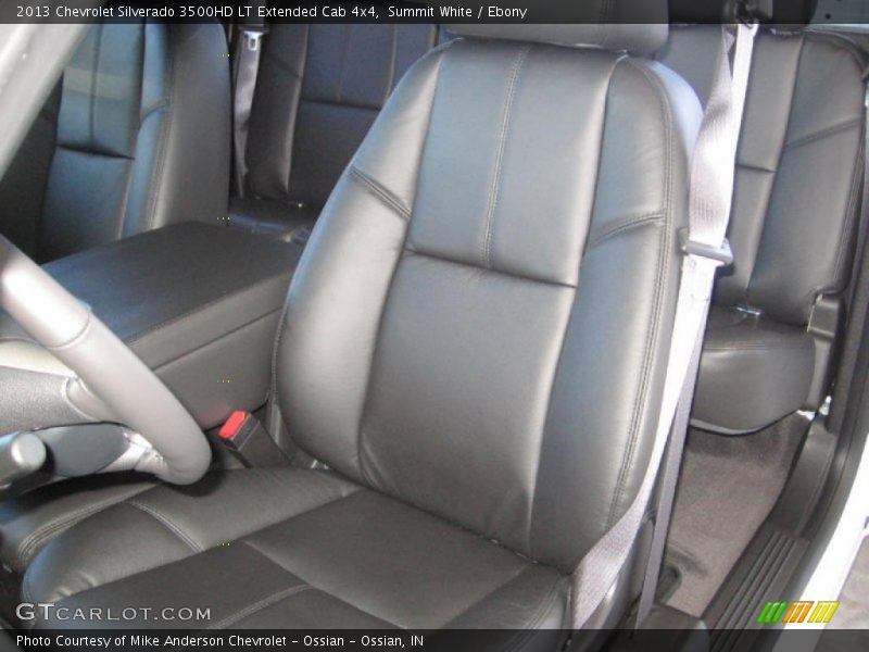 Summit White / Ebony 2013 Chevrolet Silverado 3500HD LT Extended Cab 4x4