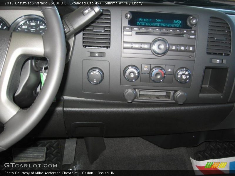 Summit White / Ebony 2013 Chevrolet Silverado 3500HD LT Extended Cab 4x4