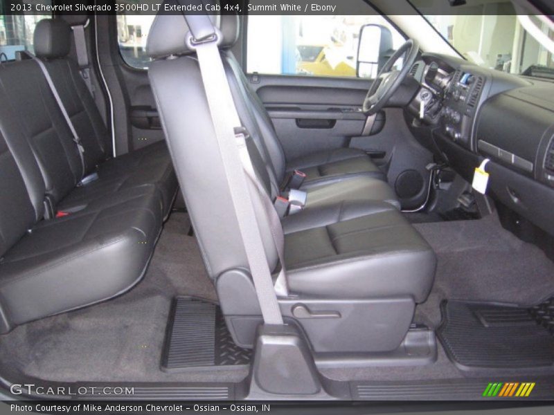 Summit White / Ebony 2013 Chevrolet Silverado 3500HD LT Extended Cab 4x4