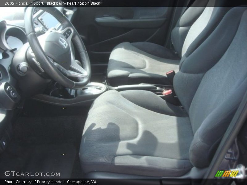 Blackberry Pearl / Sport Black 2009 Honda Fit Sport