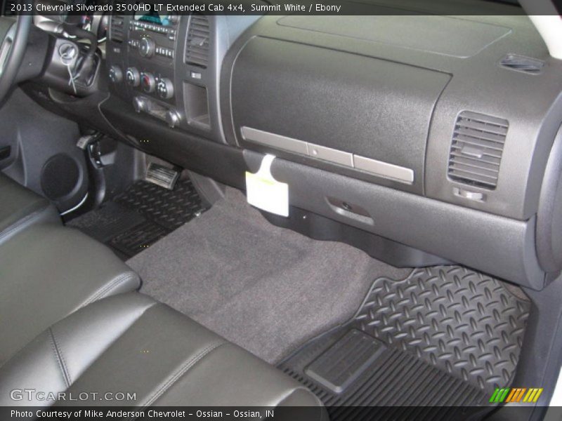 Summit White / Ebony 2013 Chevrolet Silverado 3500HD LT Extended Cab 4x4