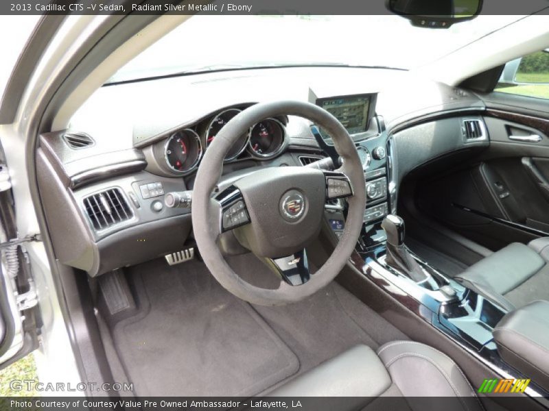 Ebony Interior - 2013 CTS -V Sedan 