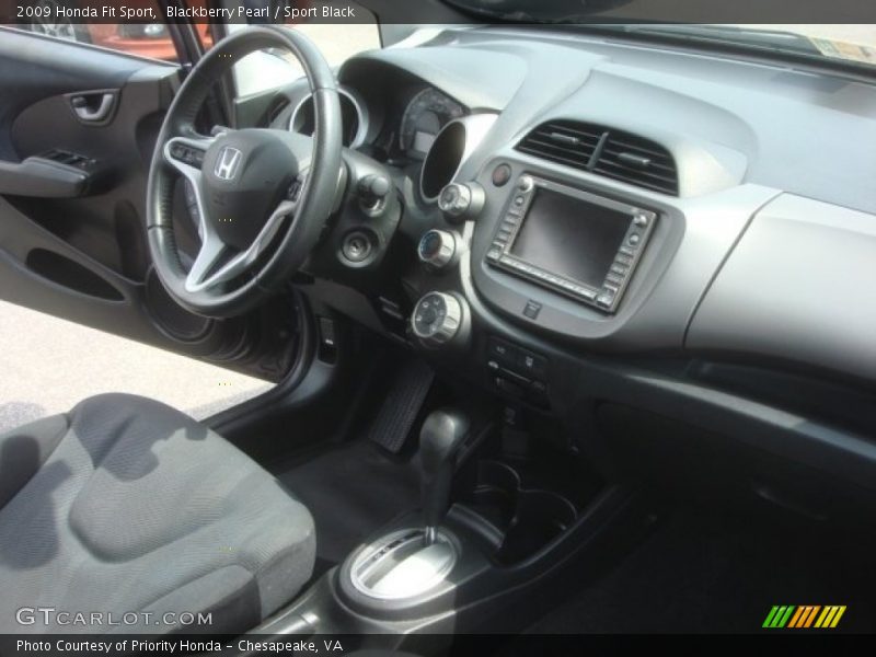Blackberry Pearl / Sport Black 2009 Honda Fit Sport