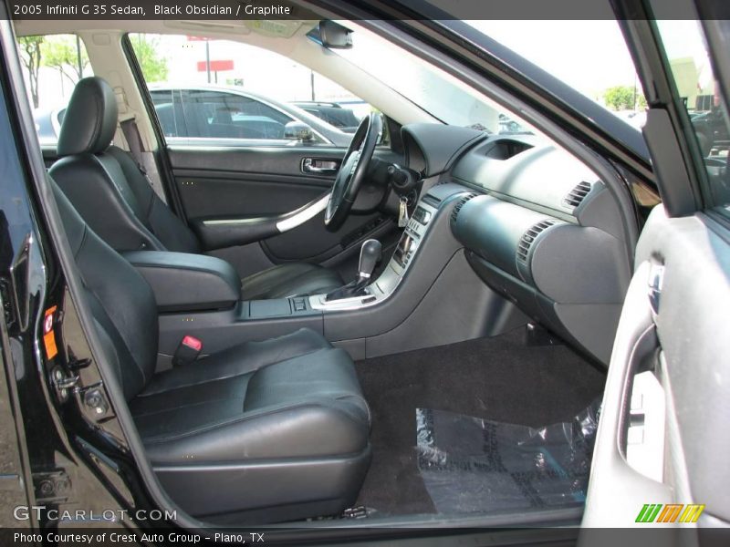 Black Obsidian / Graphite 2005 Infiniti G 35 Sedan