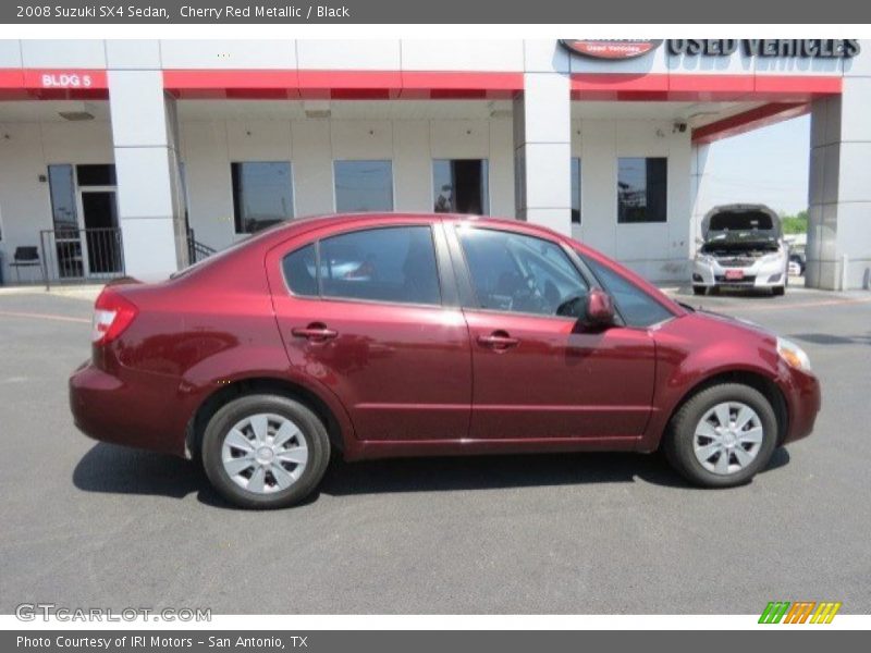 Cherry Red Metallic / Black 2008 Suzuki SX4 Sedan
