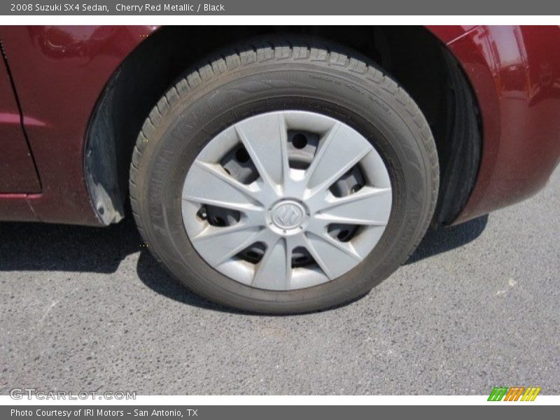 Cherry Red Metallic / Black 2008 Suzuki SX4 Sedan