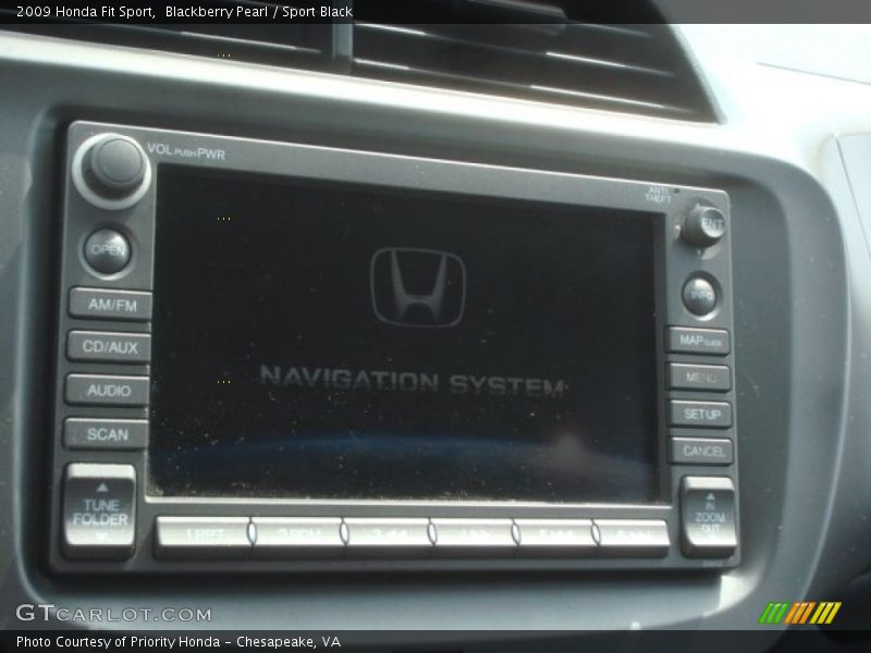 Blackberry Pearl / Sport Black 2009 Honda Fit Sport
