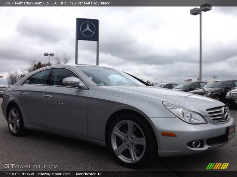 Iridium Silver Metallic / Black 2007 Mercedes-Benz CLS 550