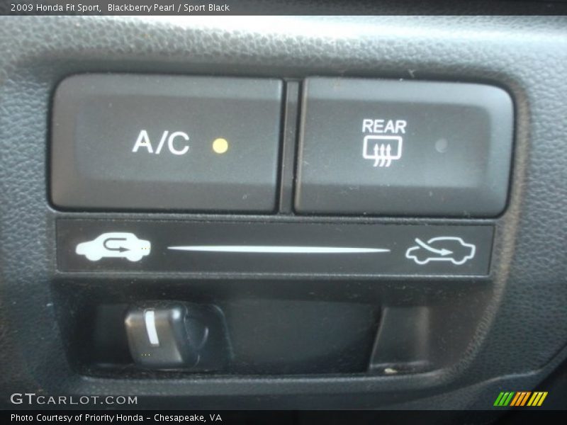 Blackberry Pearl / Sport Black 2009 Honda Fit Sport