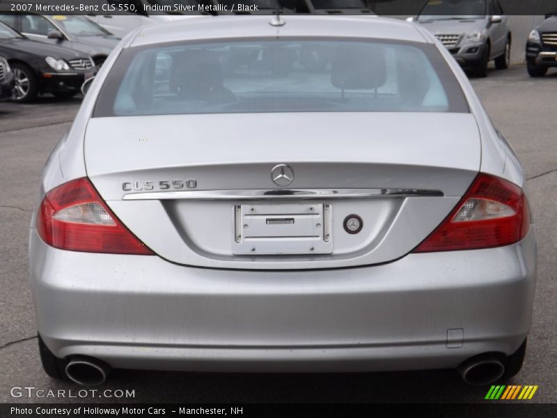 Iridium Silver Metallic / Black 2007 Mercedes-Benz CLS 550