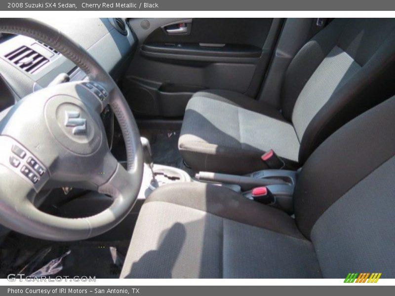 Cherry Red Metallic / Black 2008 Suzuki SX4 Sedan