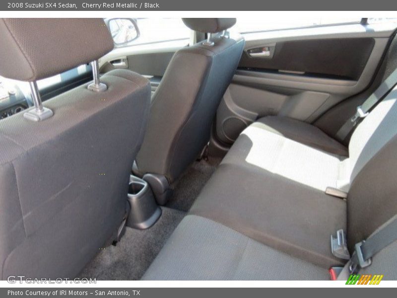 Cherry Red Metallic / Black 2008 Suzuki SX4 Sedan