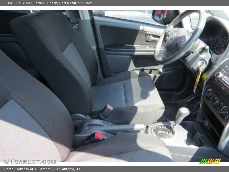 Cherry Red Metallic / Black 2008 Suzuki SX4 Sedan