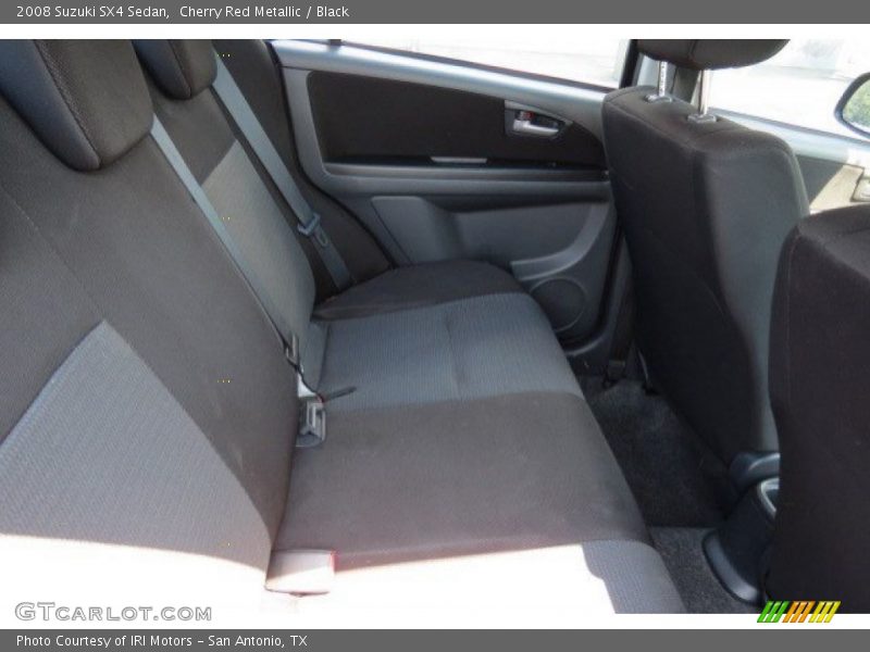 Cherry Red Metallic / Black 2008 Suzuki SX4 Sedan