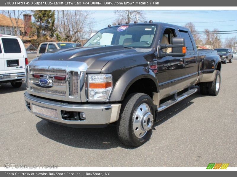Front 3/4 View of 2008 F450 Super Duty Lariat Crew Cab 4x4 Dually