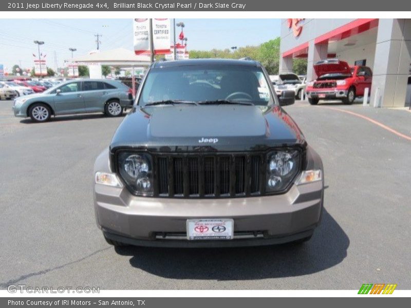 Brilliant Black Crystal Pearl / Dark Slate Gray 2011 Jeep Liberty Renegade 4x4