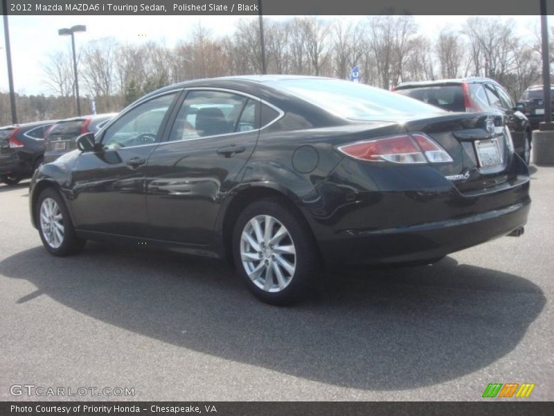 Polished Slate / Black 2012 Mazda MAZDA6 i Touring Sedan