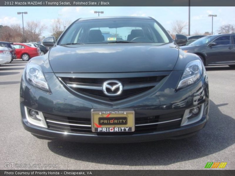 Polished Slate / Black 2012 Mazda MAZDA6 i Touring Sedan
