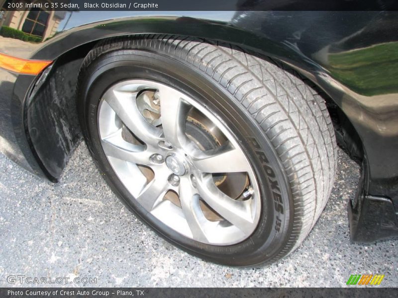 Black Obsidian / Graphite 2005 Infiniti G 35 Sedan