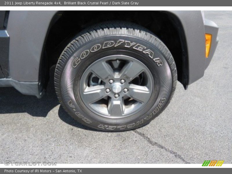 Brilliant Black Crystal Pearl / Dark Slate Gray 2011 Jeep Liberty Renegade 4x4