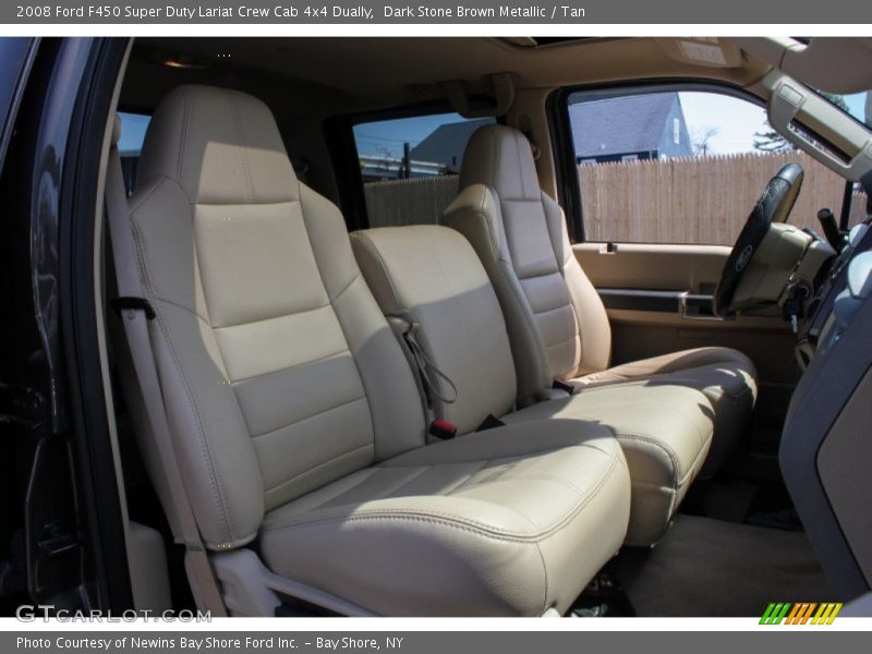 Front Seat of 2008 F450 Super Duty Lariat Crew Cab 4x4 Dually