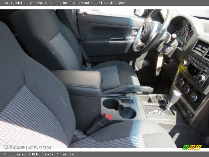 Brilliant Black Crystal Pearl / Dark Slate Gray 2011 Jeep Liberty Renegade 4x4