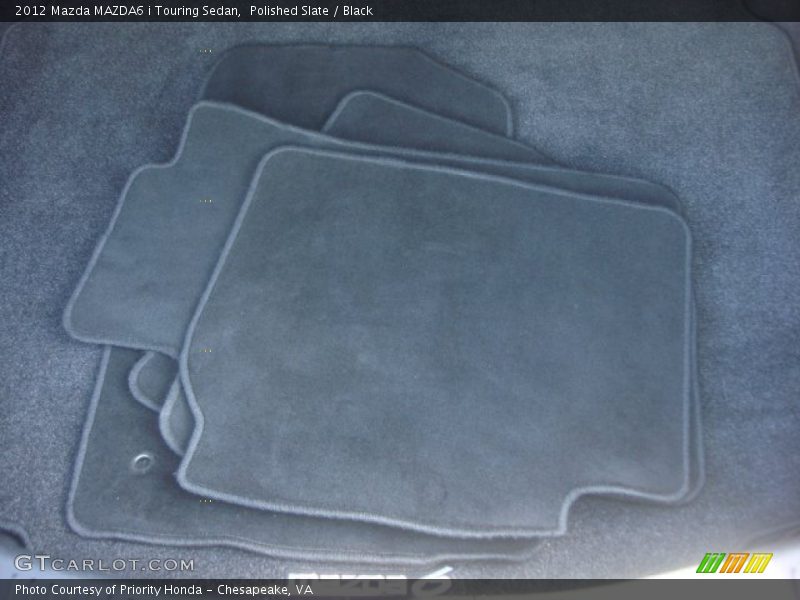 Polished Slate / Black 2012 Mazda MAZDA6 i Touring Sedan