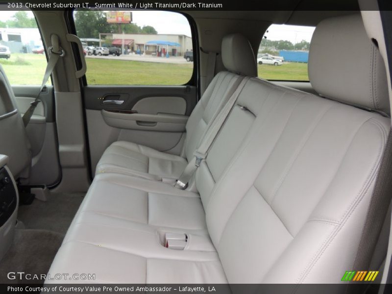 Rear Seat of 2013 Suburban LT