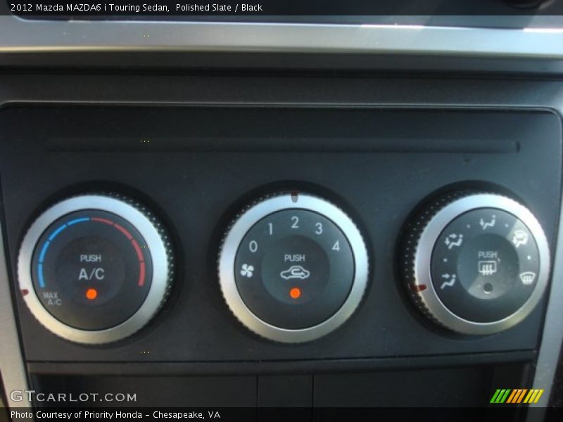 Polished Slate / Black 2012 Mazda MAZDA6 i Touring Sedan