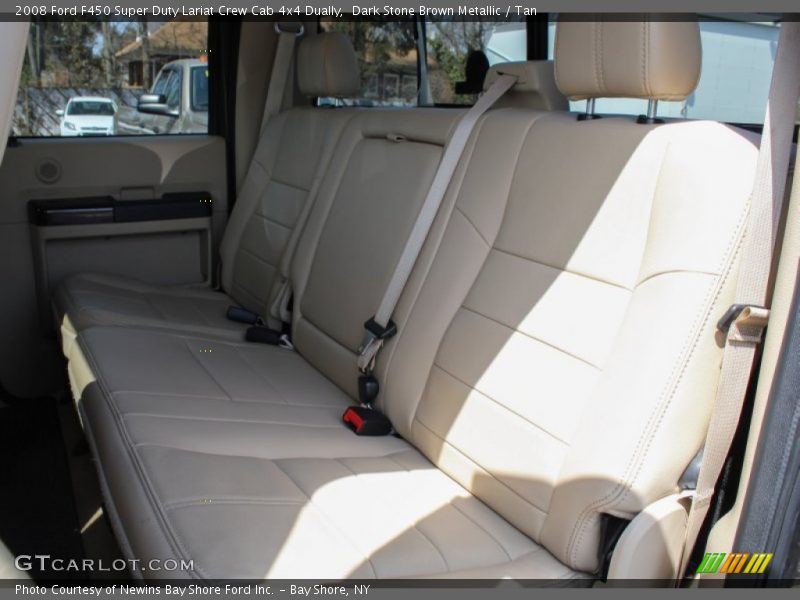 Rear Seat of 2008 F450 Super Duty Lariat Crew Cab 4x4 Dually