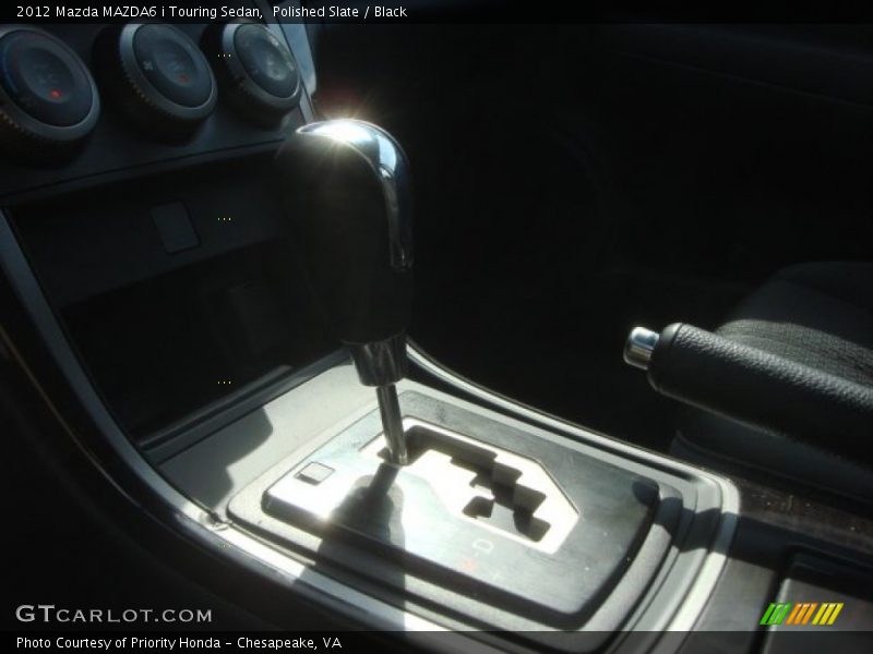 Polished Slate / Black 2012 Mazda MAZDA6 i Touring Sedan