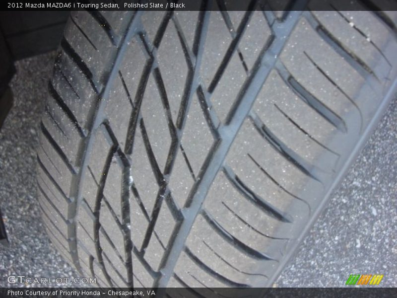 Polished Slate / Black 2012 Mazda MAZDA6 i Touring Sedan