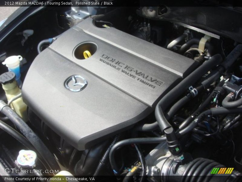 Polished Slate / Black 2012 Mazda MAZDA6 i Touring Sedan
