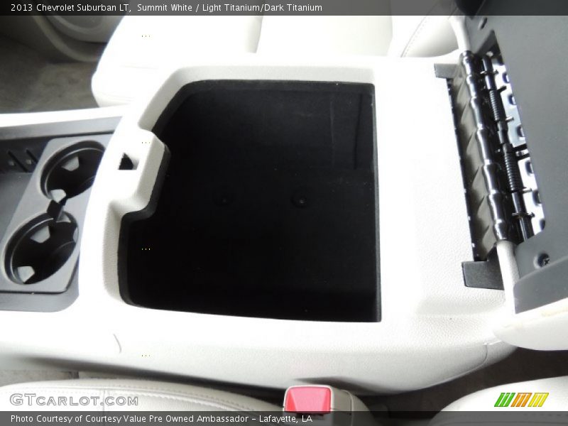 Summit White / Light Titanium/Dark Titanium 2013 Chevrolet Suburban LT