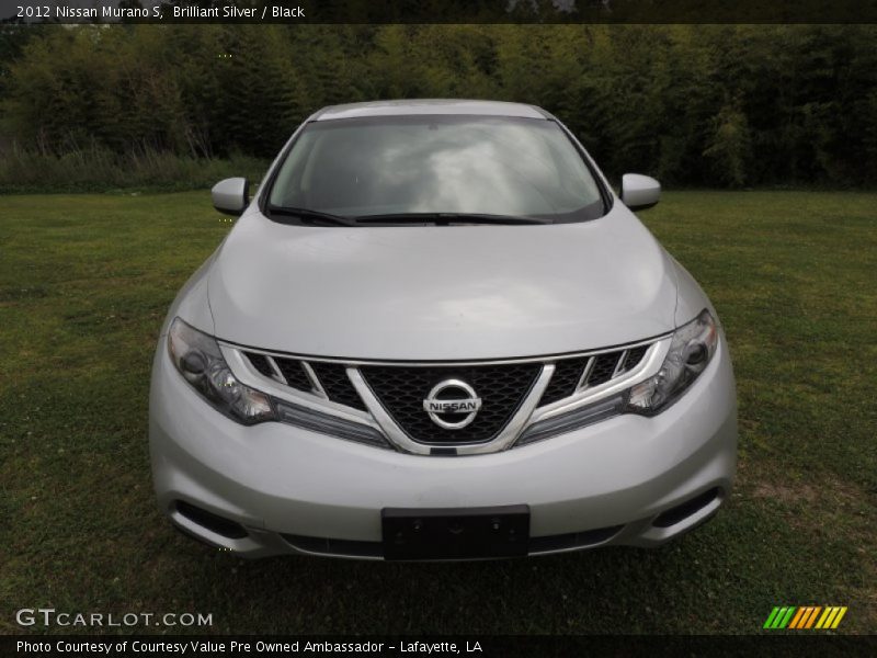 Brilliant Silver / Black 2012 Nissan Murano S