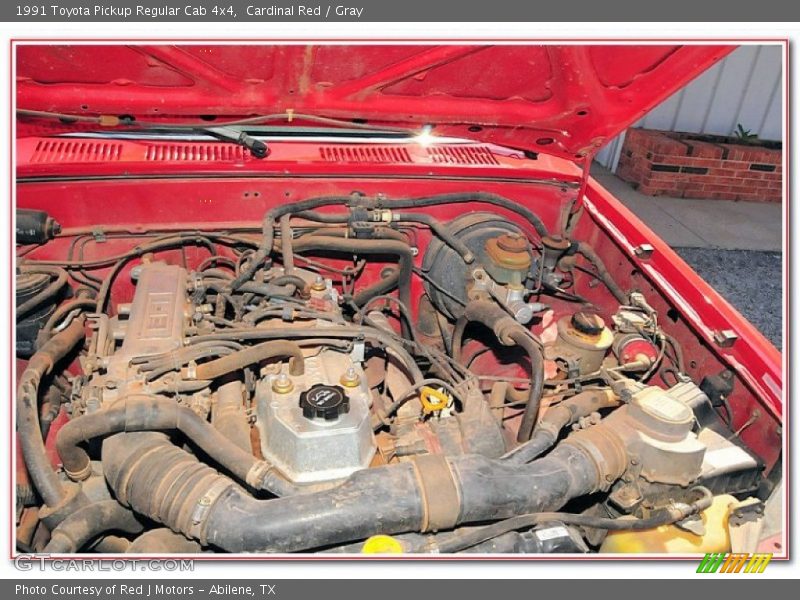  1991 Pickup Regular Cab 4x4 Engine - 2.4 Liter SOHC 8-Valve 4 Cylinder