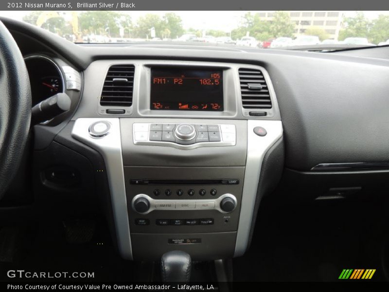 Brilliant Silver / Black 2012 Nissan Murano S