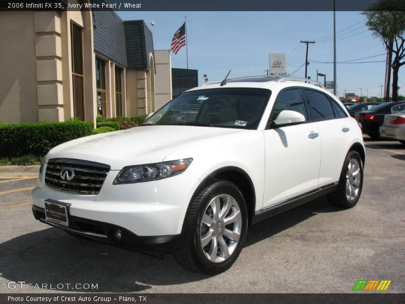 Ivory White Pearl / Wheat 2006 Infiniti FX 35